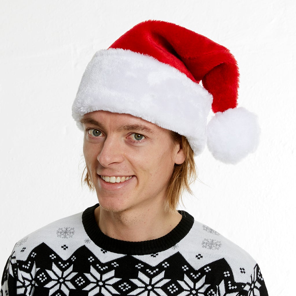 En mann med en nisselue.